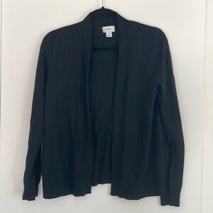 Old Navy black open cardigan